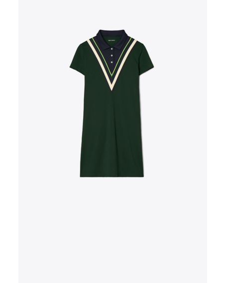 Chevron Polo Dress