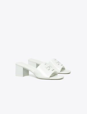 Tory Burch Eleanor Mule Sandal In Gardenia