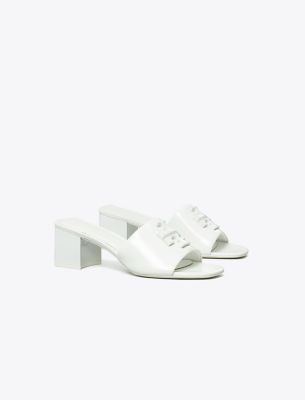 Tory Burch Eleanor Mule Sandal In Gardenia | ModeSens