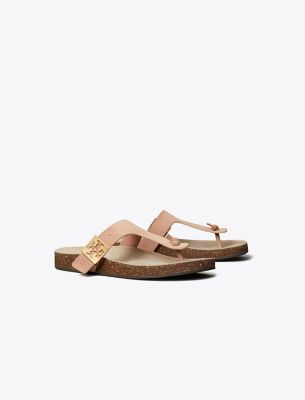 Tory Burch Mellow T-strap Sandal In Malva/avola
