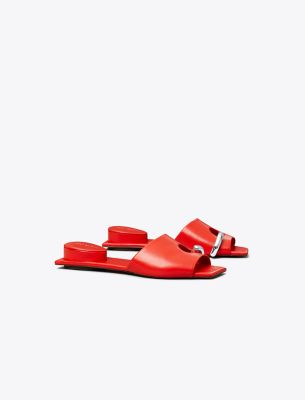 TORY BURCH PIERCED MULE SANDAL 