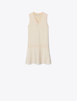 【TORY SPORT】T MONOGRAM TECH KNIT DRESS Tory Sport Tory Burch T Monogram Tech Knit Dress In New