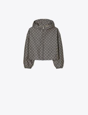 Tory Burch T Monogram Jacquard Jacket In Tory Navy T Monogram