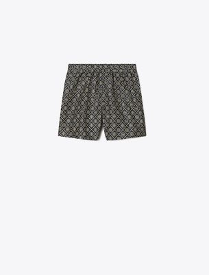 Tory Burch T Monogram Jacquard Short In Tory Navy T Monogram