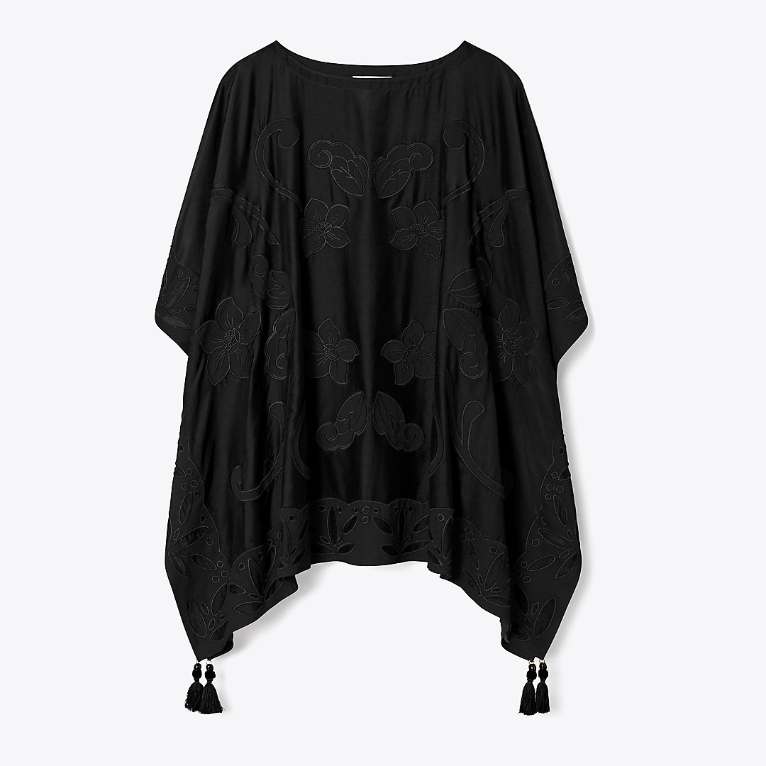 TORY BURCH EMBROIDERED CAFTAN