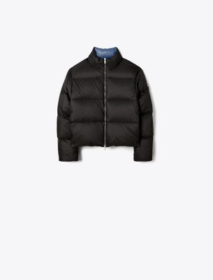 Tory Burch Classic Down Puffer In Black