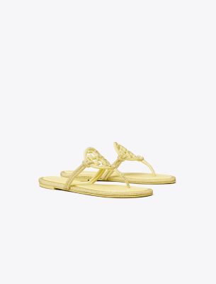 Tory Burch Miller Pavé Knotted Sandal In Matte Sun