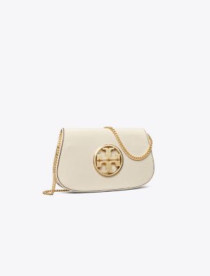 Tory Burch Reva Clutch In White