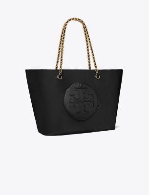 Tory Burch Ella Chain Tote Bag Black