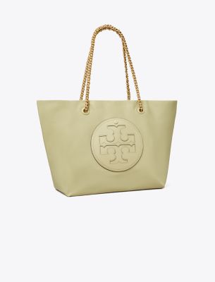 Tory Burch Ella Chain Tote In Olive Sprig