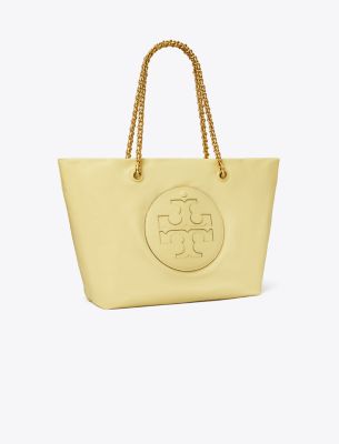 Tory Burch Ella Chain Tote In Yellow