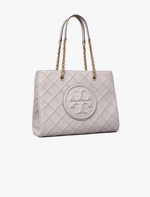 TORY BURCH Fleming Soft Convertible Shoulder Bag - Grey( 1 Week Ship)