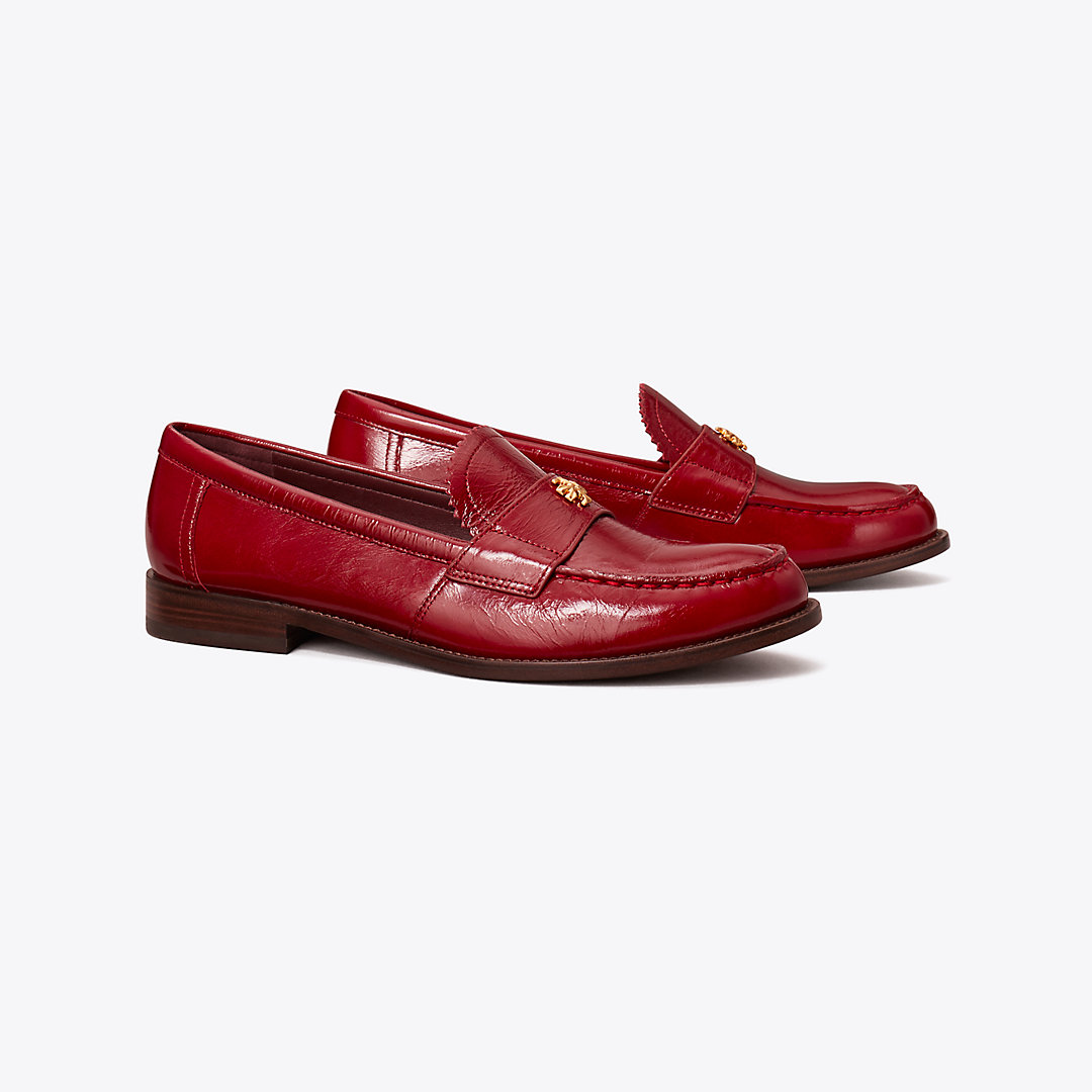 Shop Tory Burch Classic Loafer In Ruby Falls