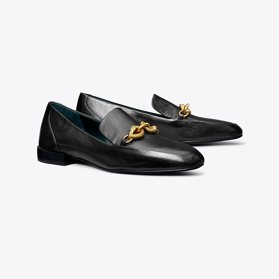 Shop Tory Burch Jessa Loafer In Perfect Black