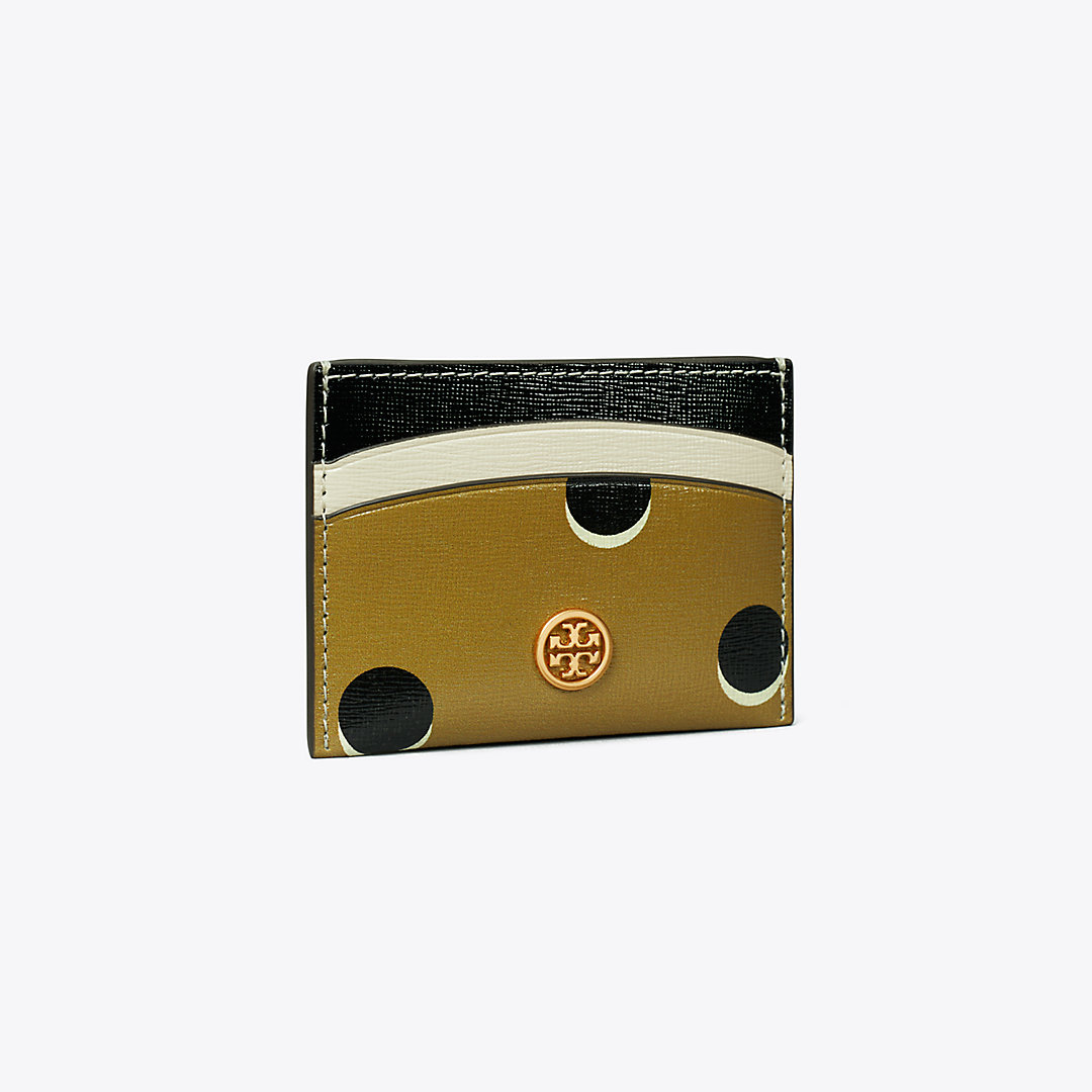 TORY BURCH ROBINSON DOTTED CARD CASE