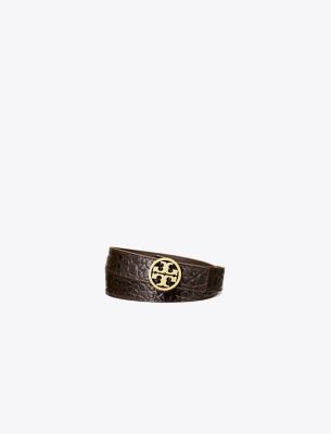 Tory Burch 1" Miller Croc Belt