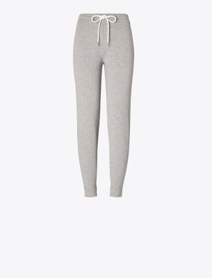 WOMENS CASHMERE JOGGER PANTS - LIGHT GREY – The Cashmere Shop