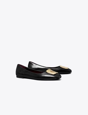 Tory Burch Georgia Ballet In Perfect Black