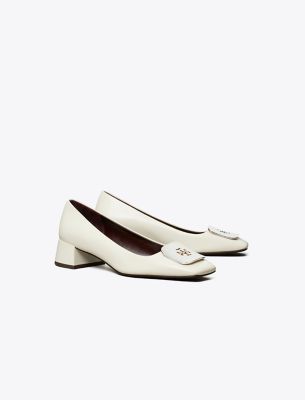 Shop Tory Burch Georgia Pump In Light Cream