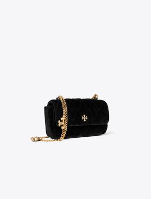 Tory Burch Kira Velvet Mini Flap Bag