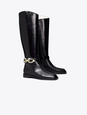 Tory Burch Jessa Riding Boot In Perfect Black