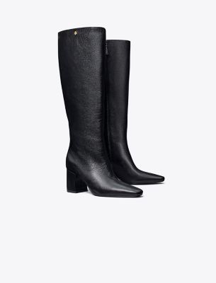 Tory Burch Banana Knee High Boot In Perfect Black
