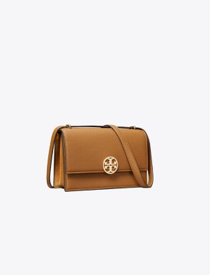 Tory Burch Miller Shoulder Bag In Tiger's Eye