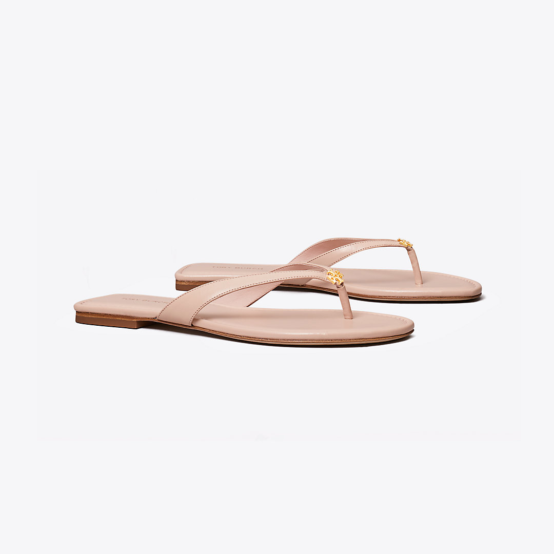 Tory Burch Classic Flip-flop In Shell Pink