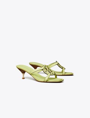 Tory Burch Miller Bombé Low Heel Sandal In Green