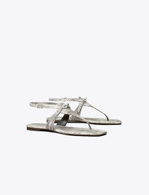 Tory Burch Jessa Flat Sandal In Lavender Roccia