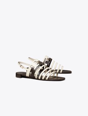 Tory Burch Ines Multi-strap Sandal In Light Cream/coco