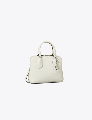 Tory Burch Mini Swing Satchel In White
