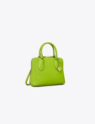 Tory Burch Mini Swing Satchel In Wheat Grass