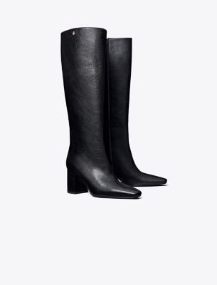 Tory Burch Tall Banana Boot, Wide Calf In Perfect Black