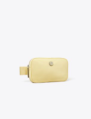 Tory Burch Virginia Belt Bag In Lemon Sugar