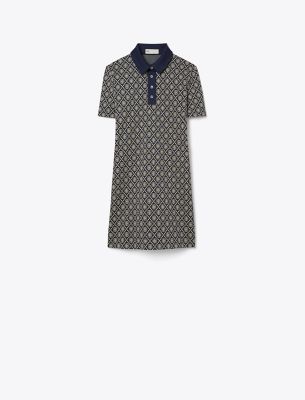 TORY SPORT T MONOGRAM NYLON POLO DRESS