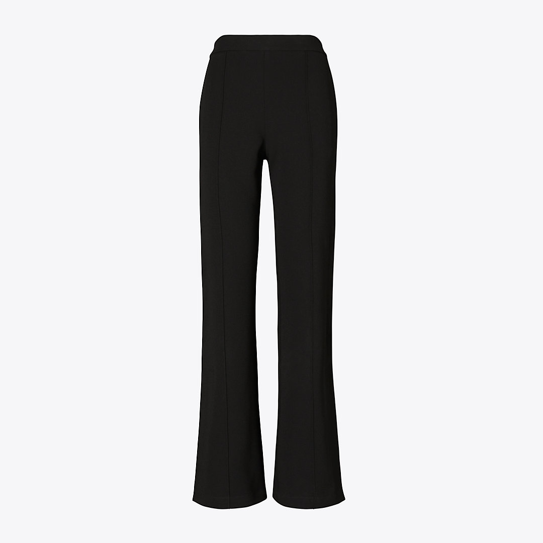 Tory Sport Tory Burch Crepe Track Pant In Black