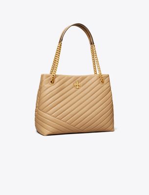 Tory Burch Kira Chevron Tote In Desert Dune