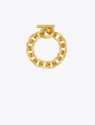 Tory Burch Chain Bracelet In Gold