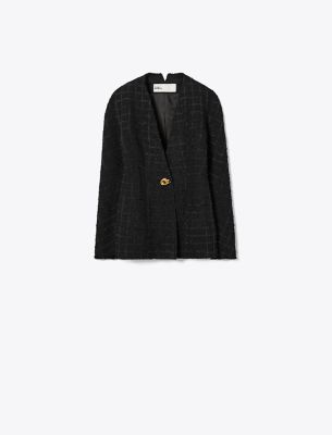 TORY BURCH SLIM TWEED JACKET 