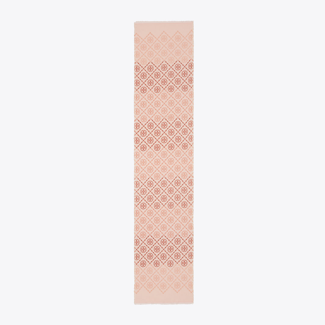 Tory Burch T Monogram Printed Oblong In Pink
