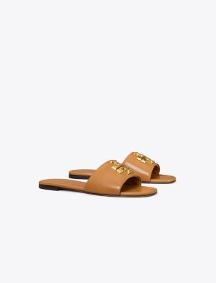 Shop Tory Burch Eleanor Slide In Caramel Corn