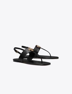 Shop Tory Burch Eleanor T-strap Sandal In Perfect Black