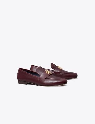 Shop Tory Burch Eleanor Loafer In Dark Carmine