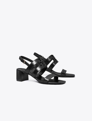 Tory Burch Ines Heeled Sandal In Black