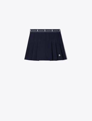 Tory Sport Tory Burch Tech Twill Logo Tape Tennis Skirt