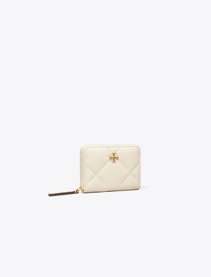 Tory Burch Small Kira Diamond Quilt Zip-around Wallet