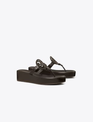 Tory Burch Miller Wedge Sandal In Cocoa