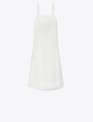 Shop Tory Burch Cotton Eyelet Dress In White