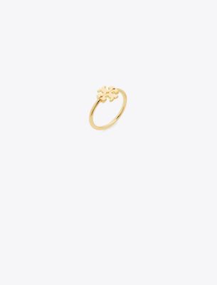 Shop Tory Burch Eleanor Ring In Tory Gold